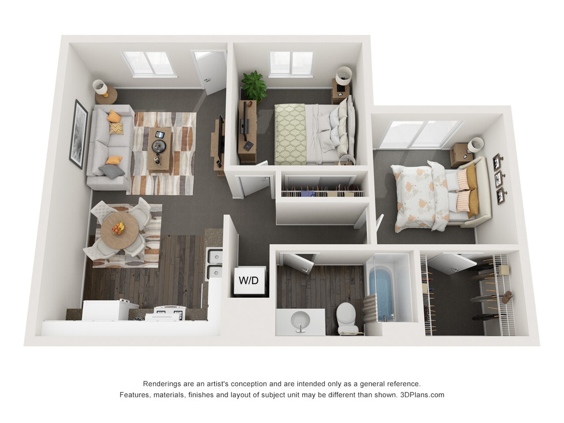 Floor Plan - Two Bedroom