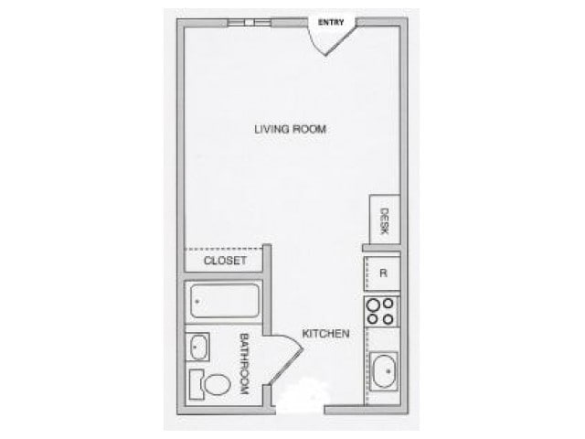 Floor Plan - 1st Floor - Studio