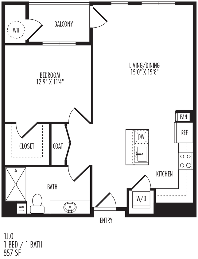 Floor Plan - 1J