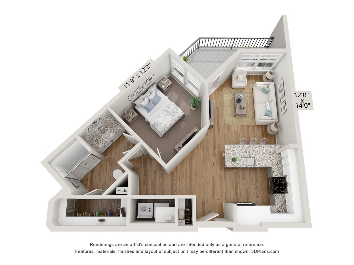 Floor Plan - A2 - Jade