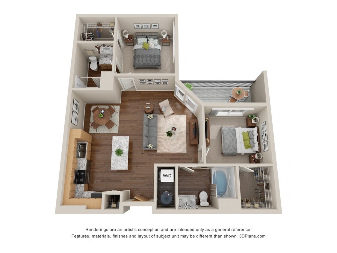 Floor Plan - Two Bedroom A