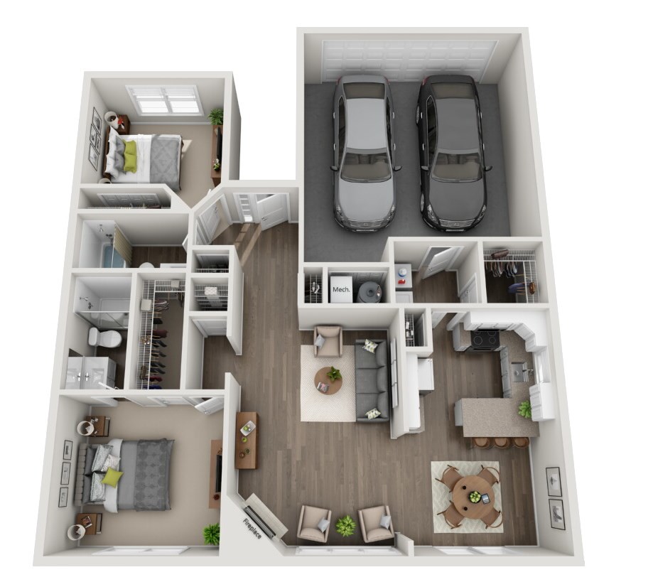 Floor Plan - 2 Bedroom