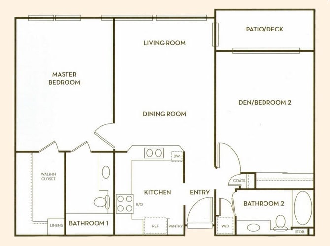 2BR/2BA