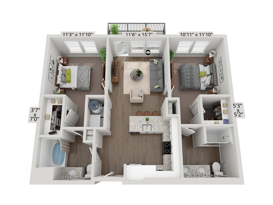 Floor Plan - B1 - Onyx