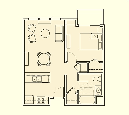 A1 - One Bedroom