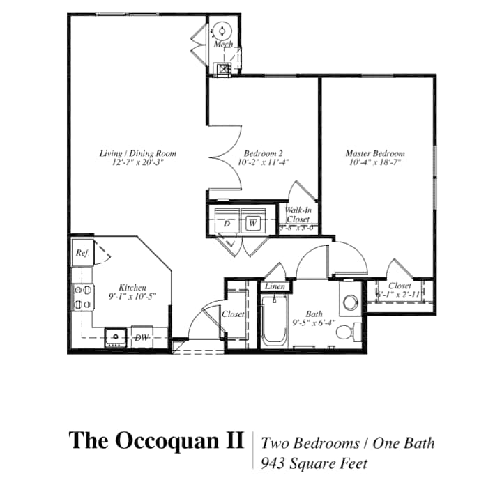 Floor Plan - OCCOQUAN II