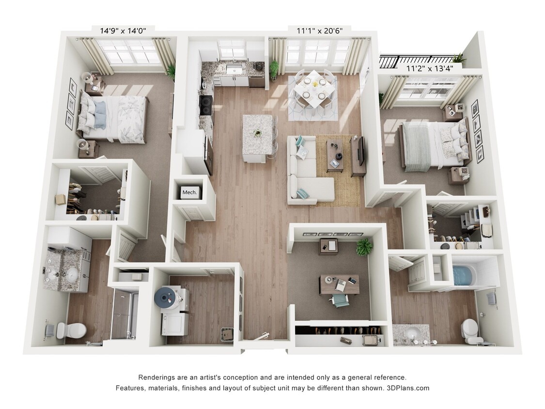 Floor Plan - B4 - Sapphire