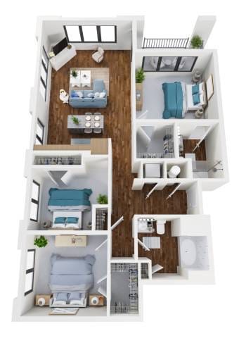 Floor Plan - 3A