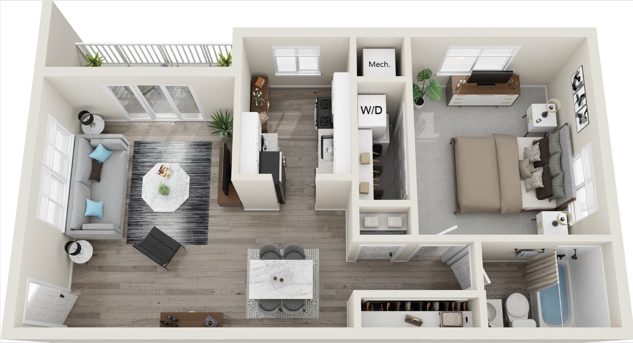 Floor Plan - The Monroe