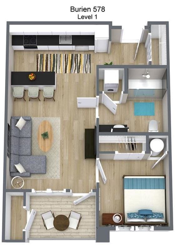 Floor Plan - The Blue Jay