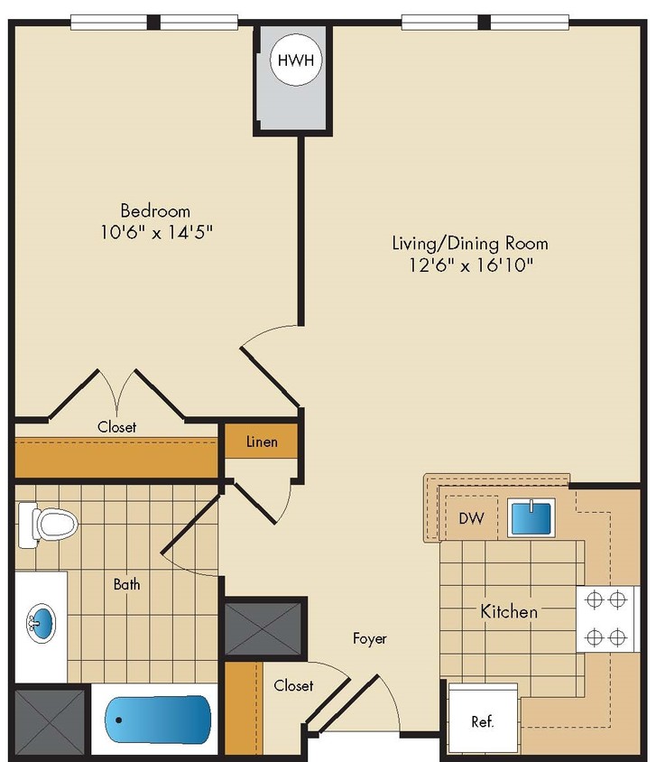 Antioch - Antioch - 1 bed/1 bath