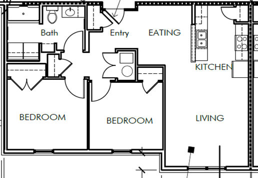 Floor Plan - 2 Bedroom