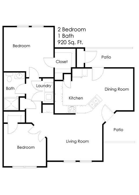 Floor Plan - Two Bedroom A