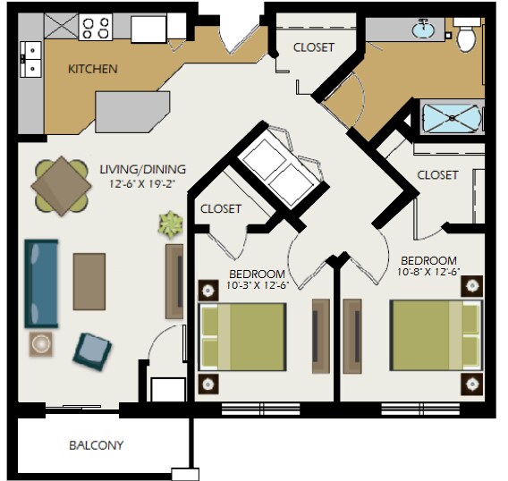 Floor Plan - The Irvine
