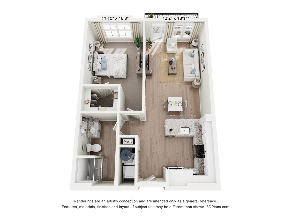 Floor Plan - A2 - Navy
