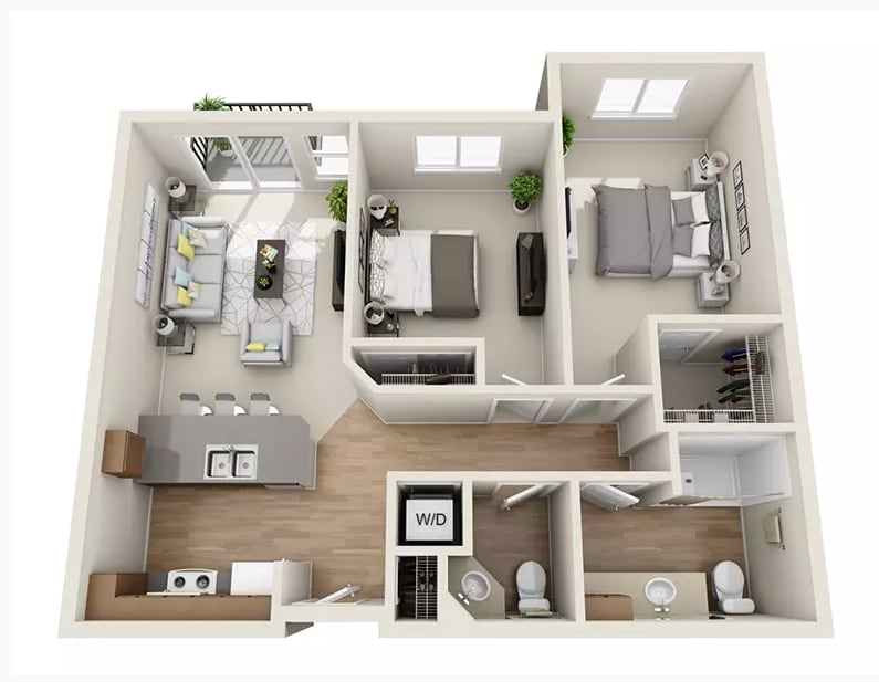 Floor Plan - 2x1.5 - C3