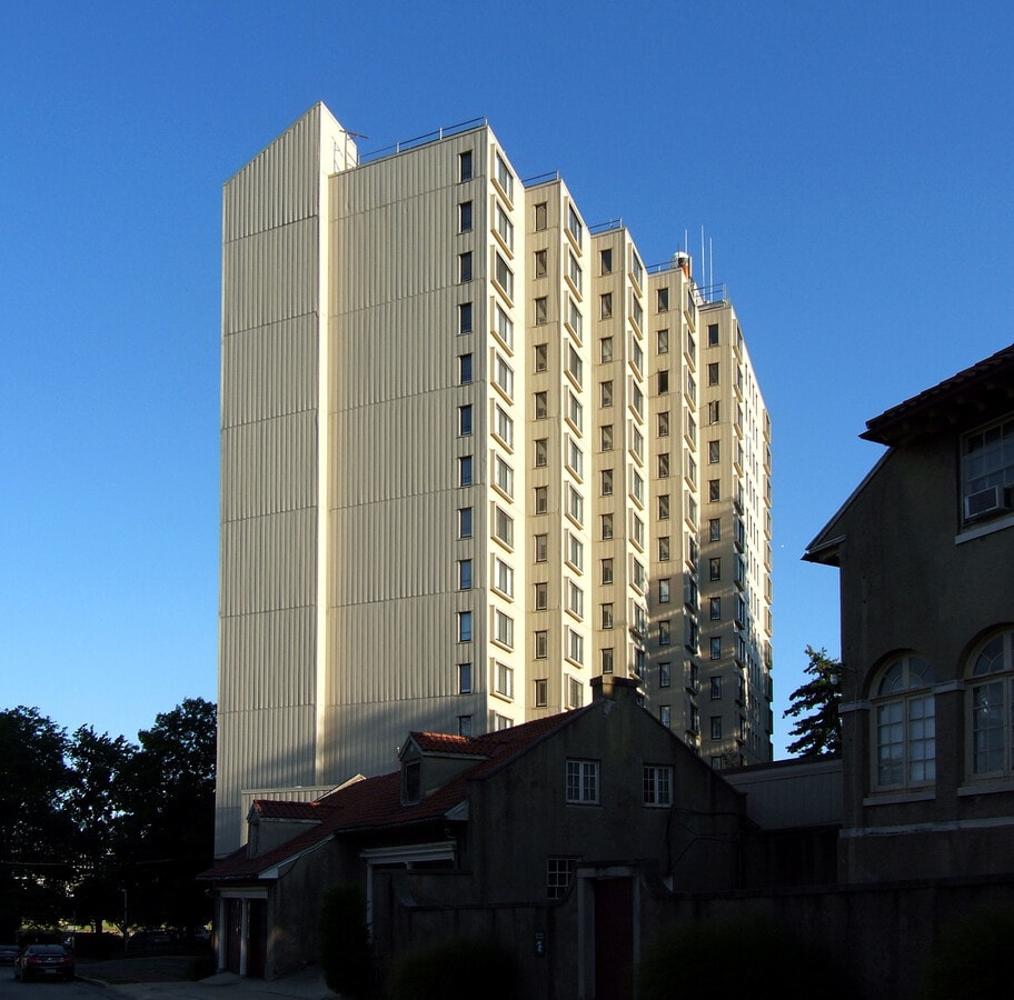 View from the north - Ingleside Retirement Apartments