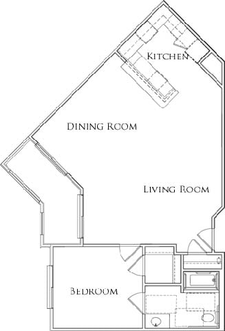 Floor Plan - Unit 1N