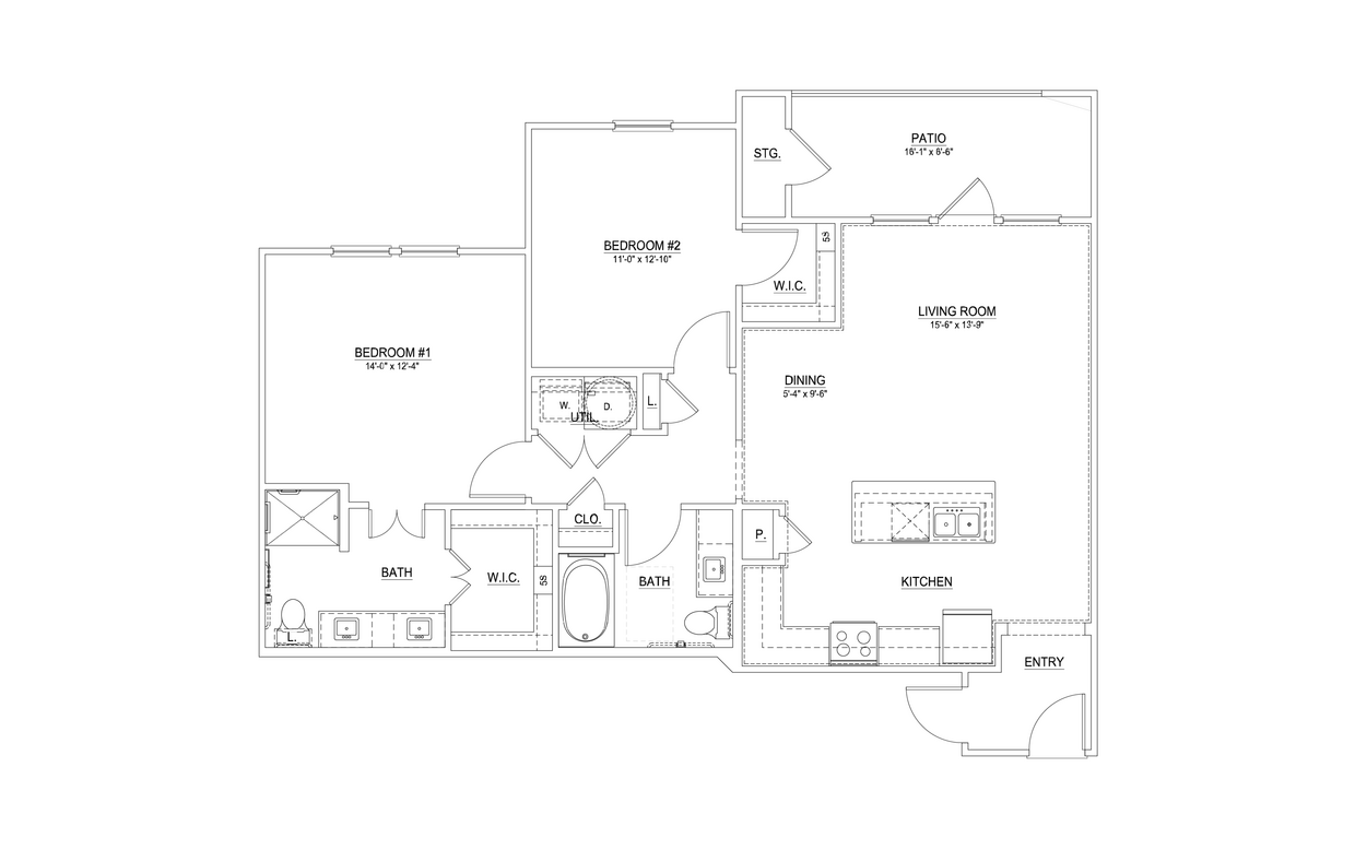 B4 | 2x2 | 1152 sf - B4