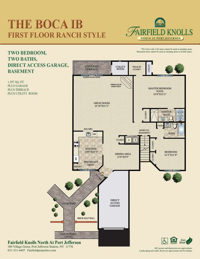Floor Plan - The Boca IB