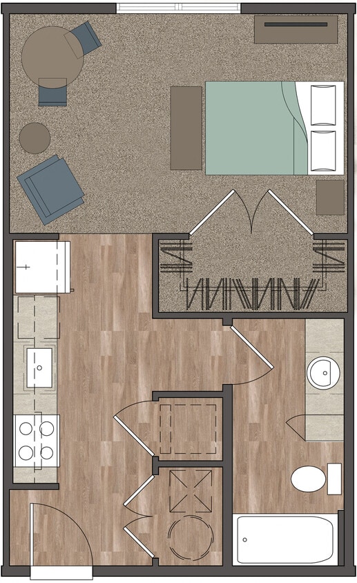 Floor Plan - Studio