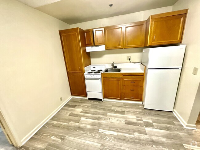 Kitchen Not Remodeled - 55+ Senior Living- Georgia Regency Apartments