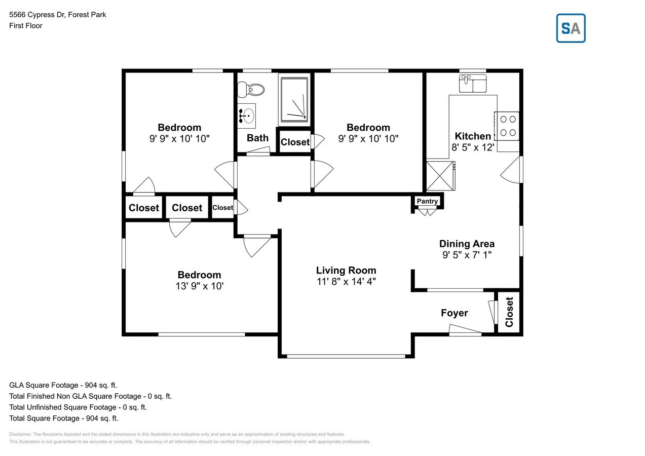 5566 Cypress Dr Rental Forest Park, 1 unit available After55