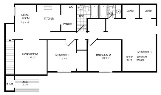 3BR/2BA - 3 Bedroom 2 Bath