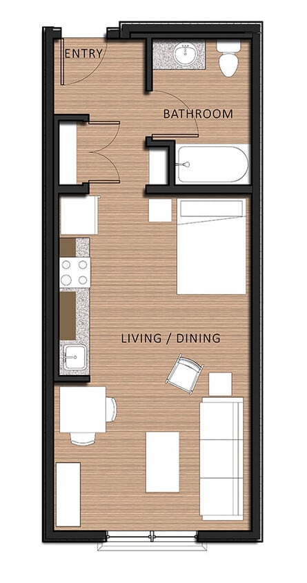 Floor Plan - Studio