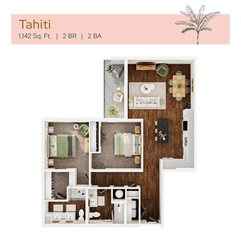 Floor Plan - Tahiti