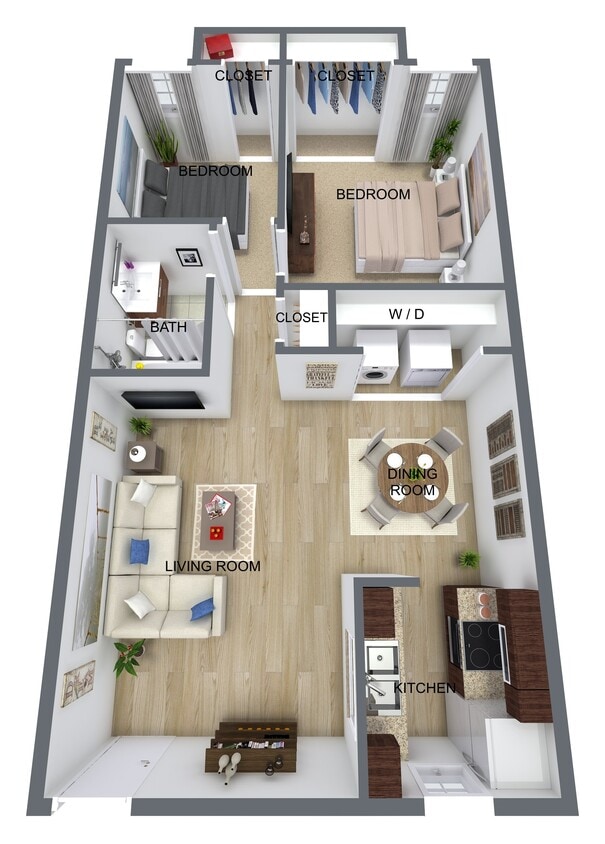 Floor Plan - 2BR