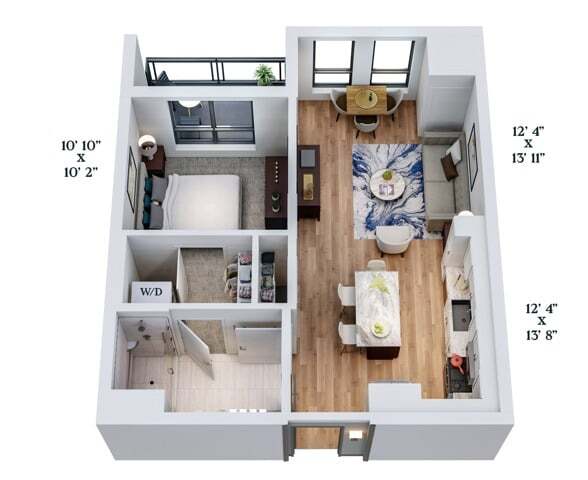 B4 | 1x1 | 660 sq ft - B4