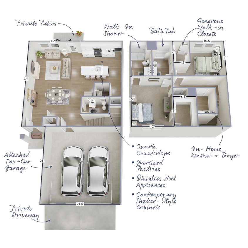Floor Plan - The Luxe