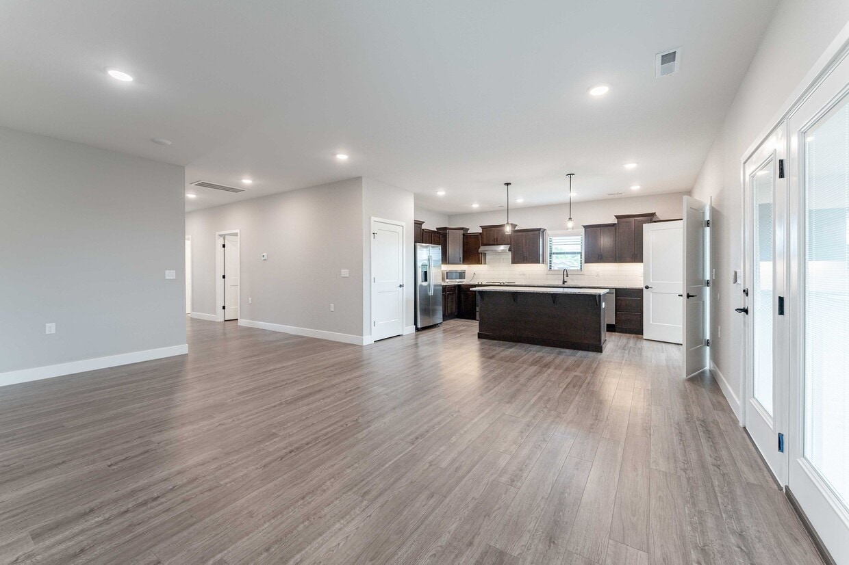 Villas-At-Anthony-Park-55-Plus-South-Springfield-Missouri-Three-Bedroom-Home-Kitchen-View-From-Living-Room - 3 Bedroom Standard