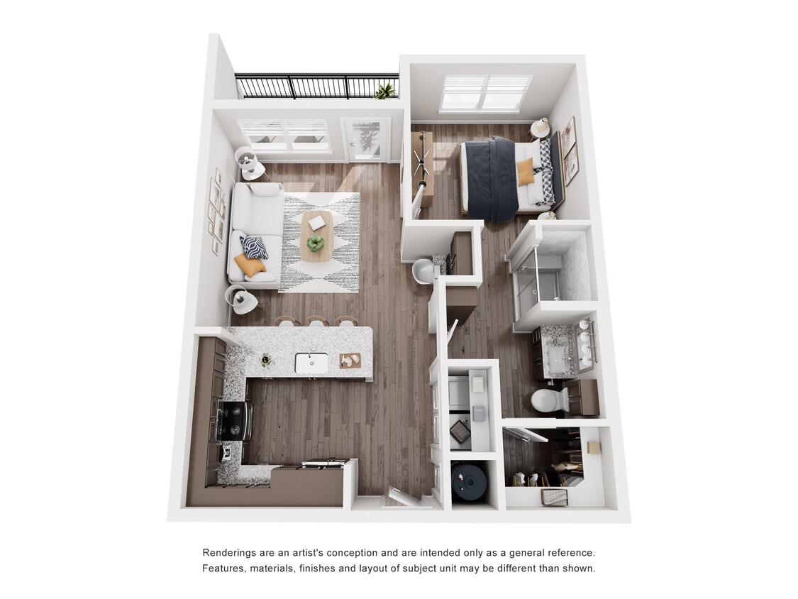 1 Bed/1 Bath - 1 Bed/1 Bath