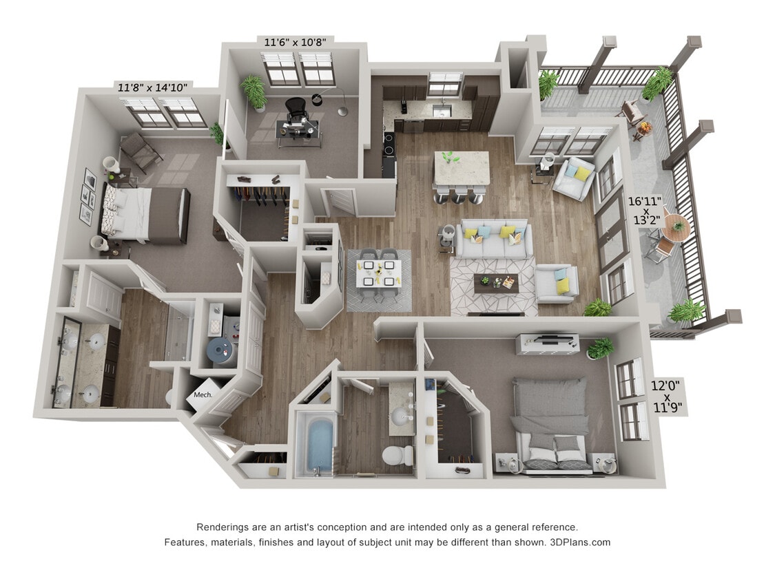 Floor Plan - B4A - Sapphire