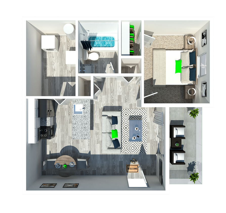 One Bedroom - 1 Bedroom