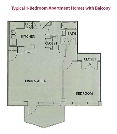 Floorplan - 1 bedroom