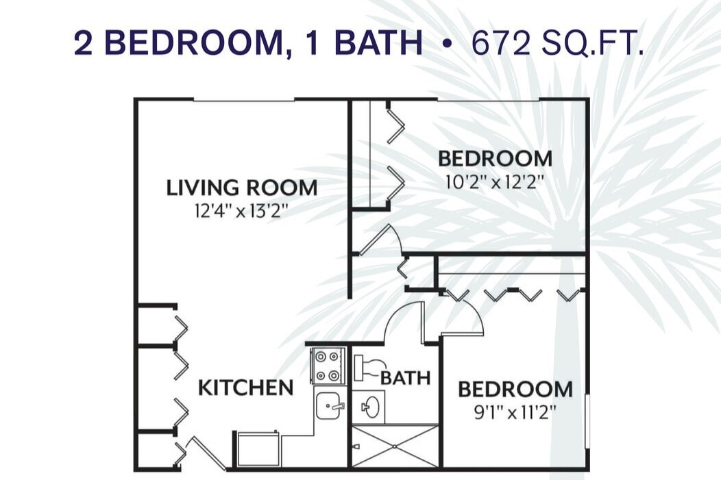 Floor Plan - Two Bedroom