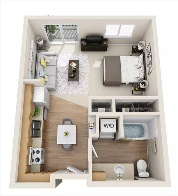 Floor Plan - 0x1 - A