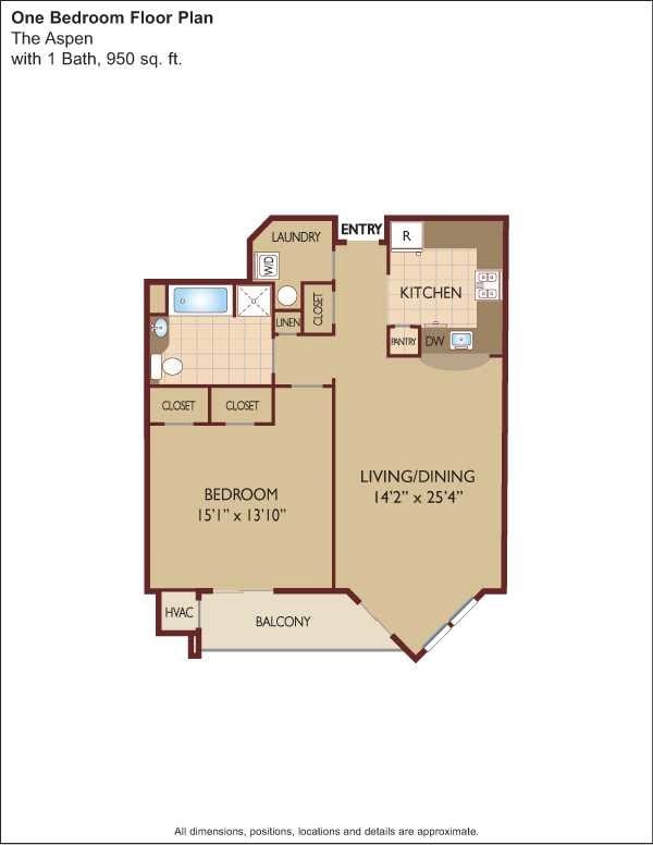 Floor Plan - $3.01/sq.ft. - Aspen