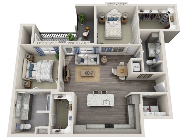 Floor Plan - B3A