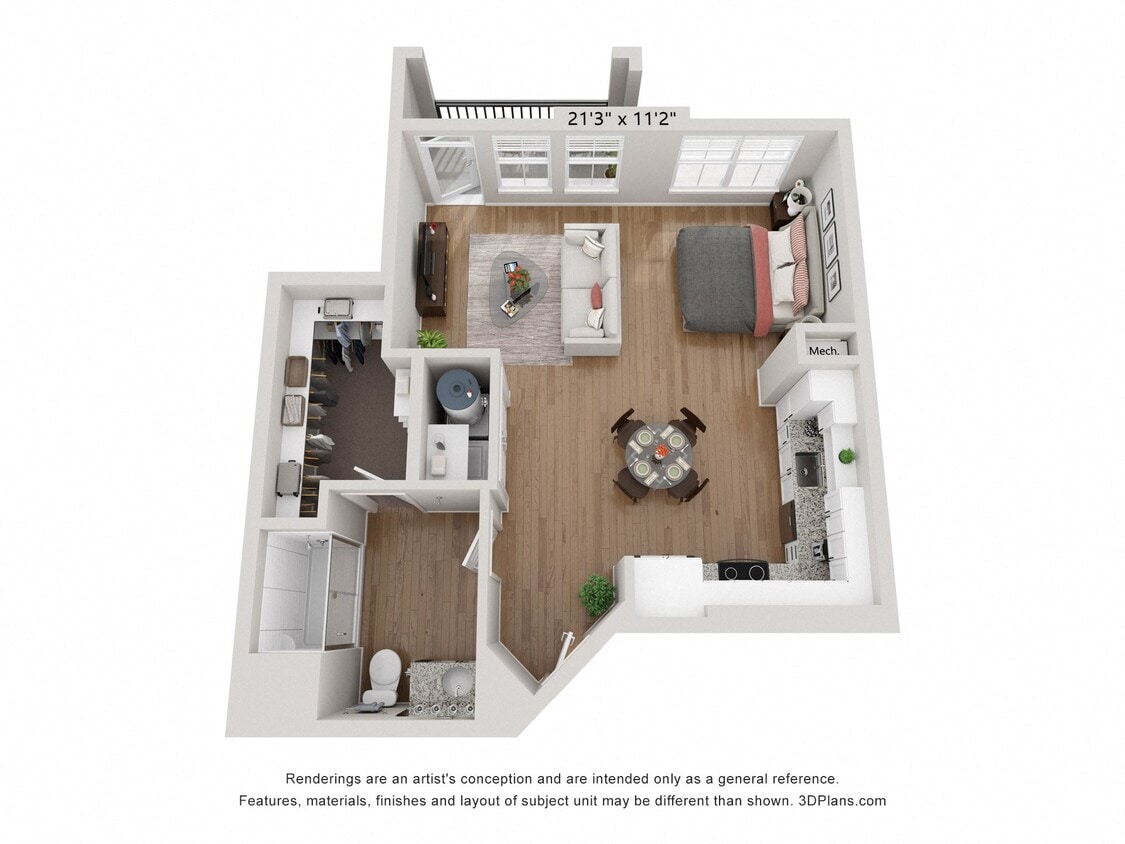 Floor Plan - S2 - Midnight Studio