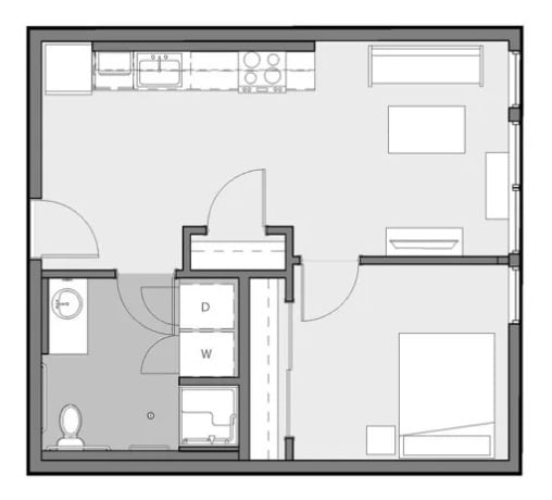 Juniper ADA One Bedroom - Juniper (ADA)