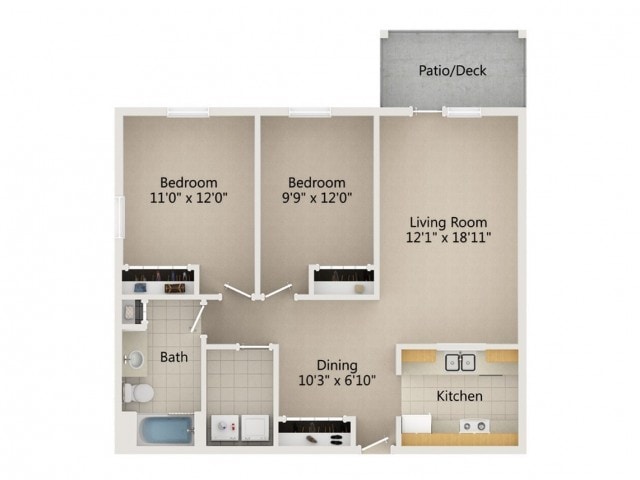 2 Bedroom - A