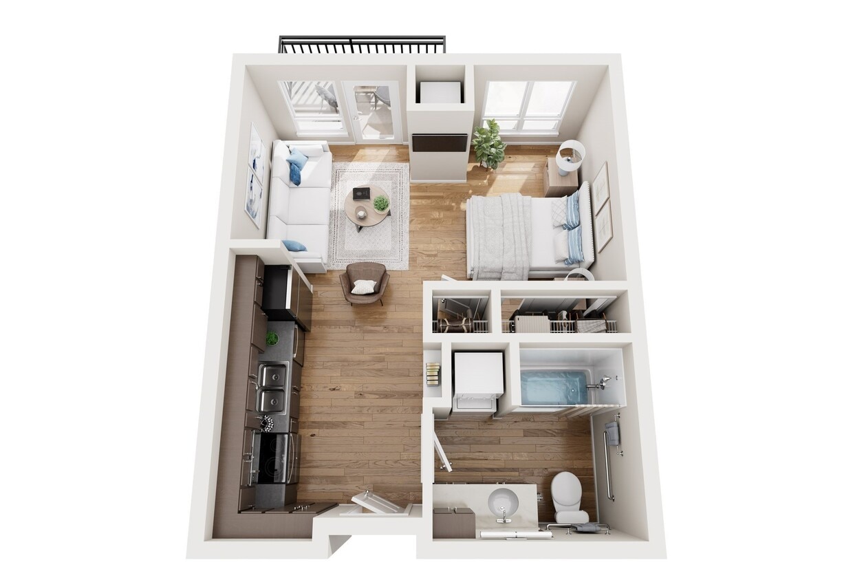 Floor Plan - 0x1 - A1