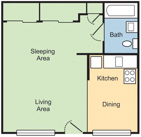 Floor Plan - Studio
