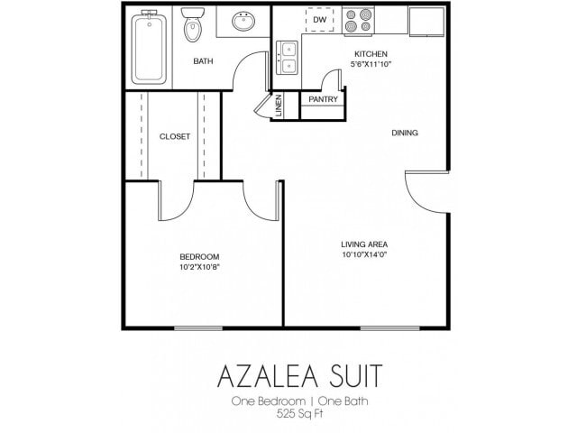 Floor Plan - Azalea Suit