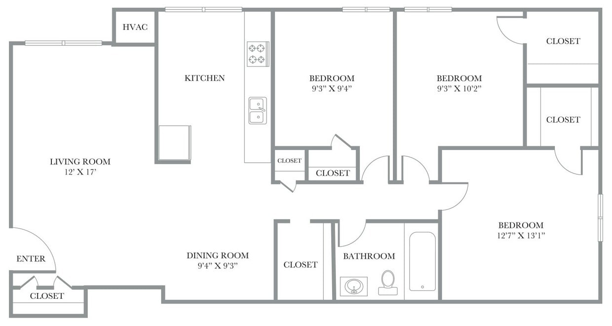 Floor Plan - Newport (Renovated)