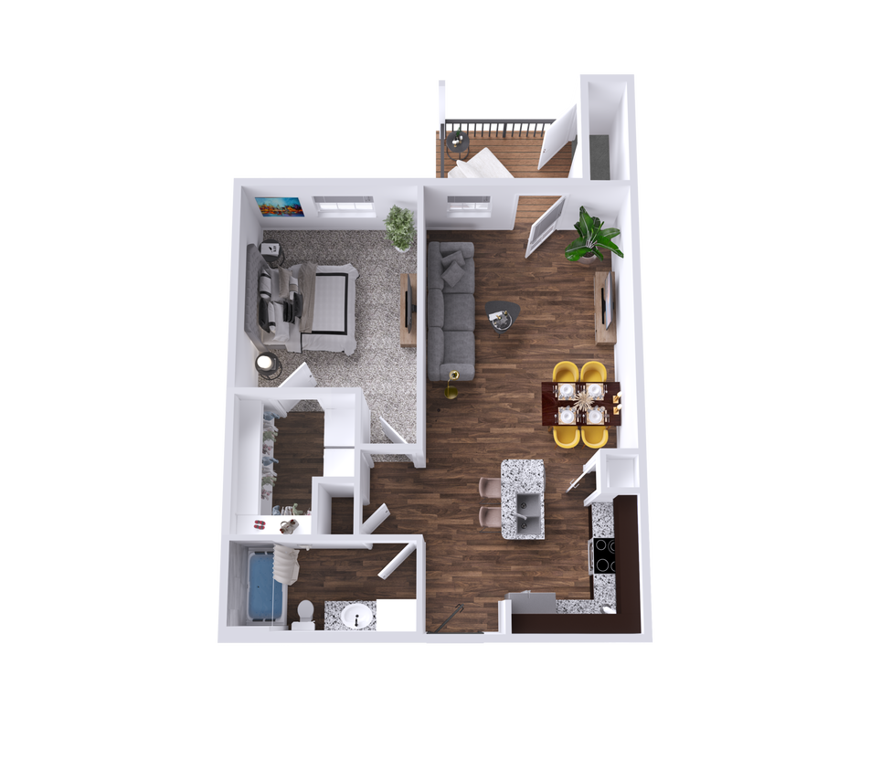 Spacious One Bedroom Apartment in Barons Park - A1 Agave